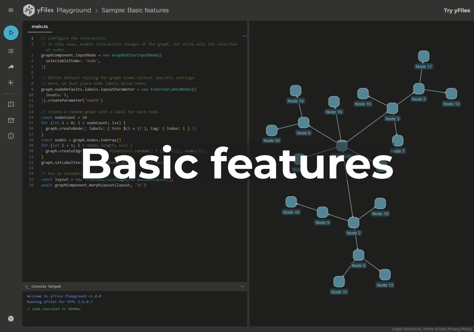 Thumbnail for the demo: Playground: Basic features