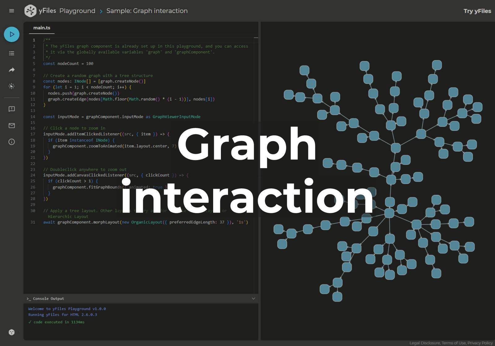 Thumbnail for the demo: Playground: Graph interaction