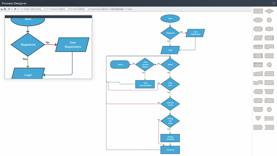 Drag-and-Drop Process Designer