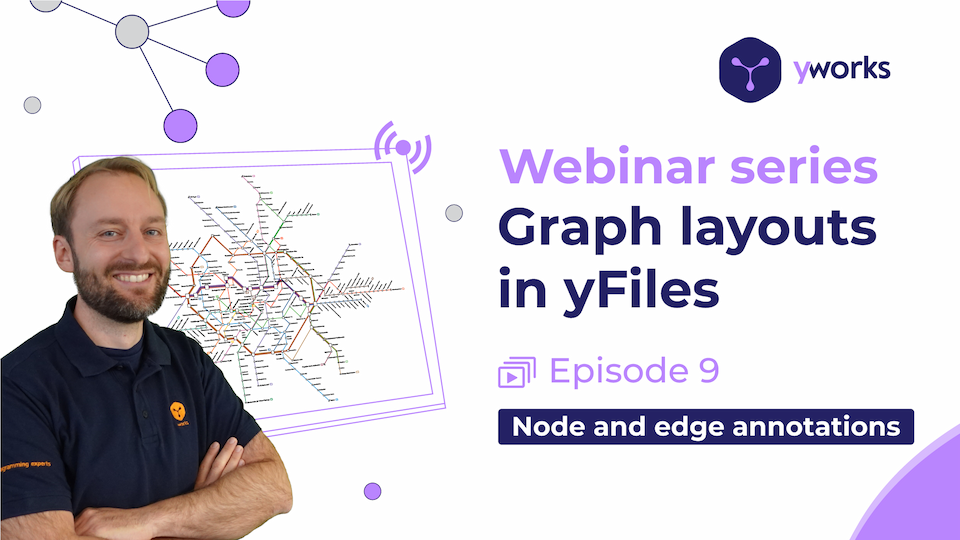 Node and edge annotations with yFiles | Episode 9